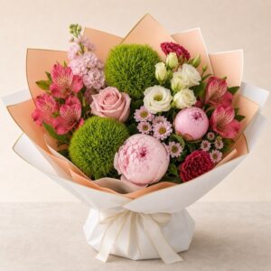 Ny design – rosa sommarbukett - Bild 1