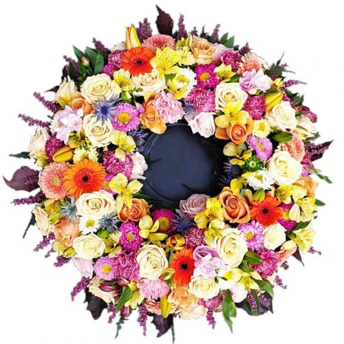 färdiga begravningskrans