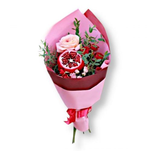 granatäppelfrukt bukett