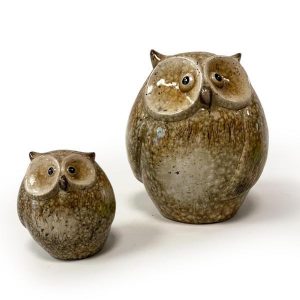 keramisk dekoration - Uggla