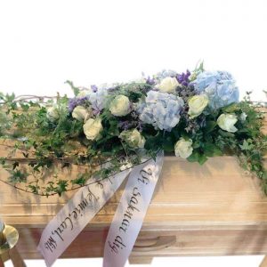 Kistdekoration med hortensia