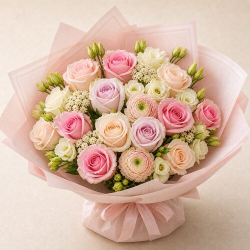 pastel-roses-pink-wrap